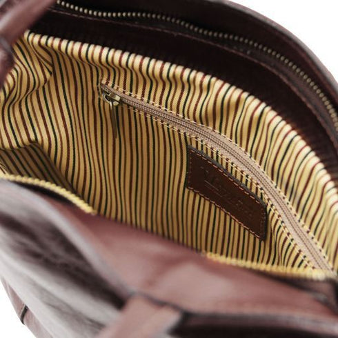 Patty - Leather convertible backpack shoulderbag